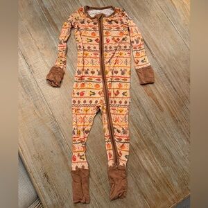Little Sleepies Fall Fair Isle Zippy